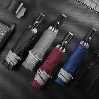 Automatic Umbrella Reverse Folding Business Umbrella With Reflective S_1